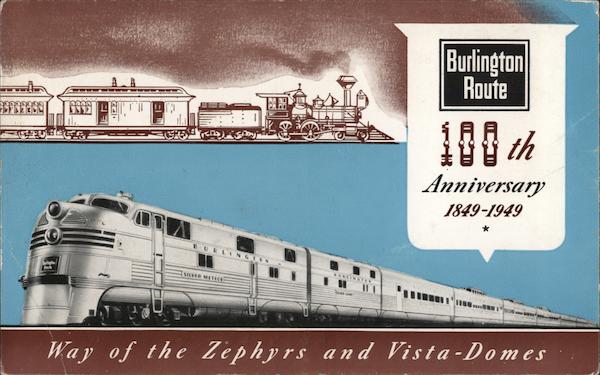 100th Anniversary of the Burlington Route Trains, Railroad