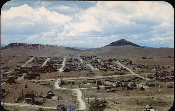Panorama of Cripple Creek Colorado