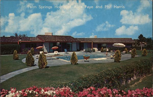 Palm Springs Home of Alice Faye and Phil Harris California