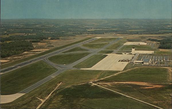 Aerial View of Greenville-Spartanburg Airport Piedmont South Carolina