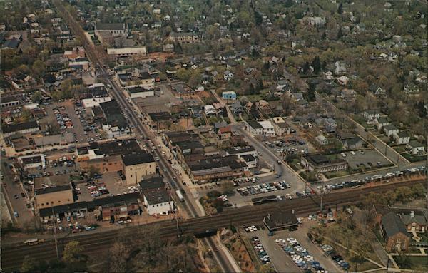 Airview of Metuchen New Jersey