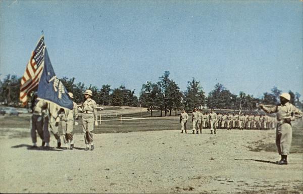 Graduation Ceremony at Fort Leonard Wood Missouri Postcard