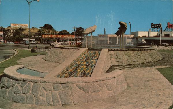 Italian Fountain Nanaimo BC Canada British Columbia