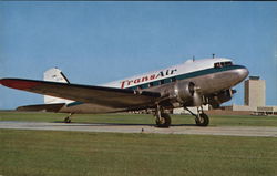 TransAir DC-3 Aircraft Postcard Postcard Postcard