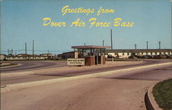 Greetings from Dover Air Force Base Delaware Postcard Postcard Postcard