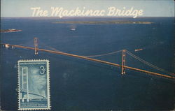 Mackinac Bridge Mackinac Island, MI Postcard Postcard Postcard