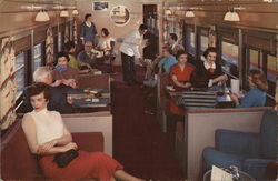 Union Pacific "The Challenger" Domeliner Trains, Railroad Postcard Postcard Postcard