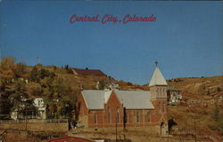 St. Mary's Catholic Church and Rectory Postcard