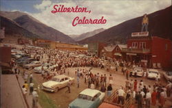 Staged Gunfight Silverton, CO Postcard Postcard Postcard