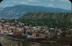 Panorama of City, Elev. 6505 Durango, CO Postcard Postcard Postcard