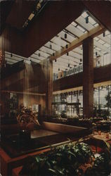 Hyatt Regency Chicago - Conservatory Lobby Illinois Postcard Postcard Postcard