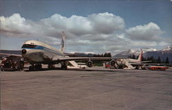 Jets of Pan American Airlways and of Pacific Northern Airlines Aircraft Postcard Postcard Postcard