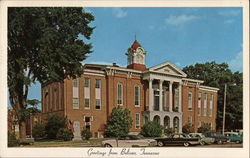 Hardeman County Court House Postcard