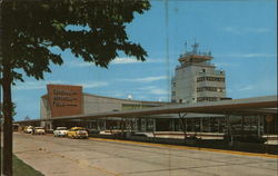 General Mitchell Field Air Terminal Milwaukee, WI Postcard Postcard Postcard
