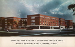 MacNeal Memorial Hospital Berwyn, IL Postcard Postcard Postcard