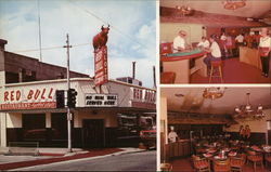 Joe Mackie's Red Bull Chuck Wagon Restaurant Postcard