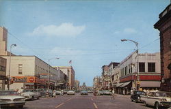 Washington Street Green Bay, WI Postcard Postcard Postcard