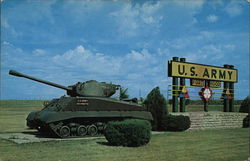 Main Entrance Fort Hood, TX Postcard Postcard Postcard