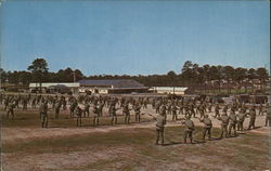 Bayonet Drill Fort Jackson, SC Postcard Postcard Postcard