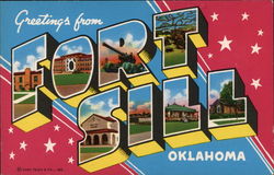 Greetings from Fort Sill Oklahoma Postcard