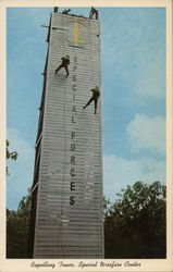 Rapelling Tower Postcard