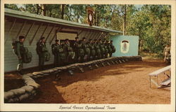 Special Forces Operational Team With Full Equipment, Special Warfare Center Fort Bragg, NC Postcard Postcard Postcard