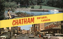 Greetings from Chatham Ontario Canada Postcard Postcard Postcard