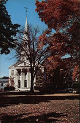 New England Church Postcard