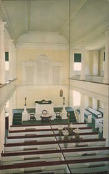 Congregational Church Interior Postcard