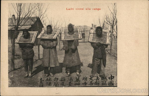 Ladri cinesi alla canga China