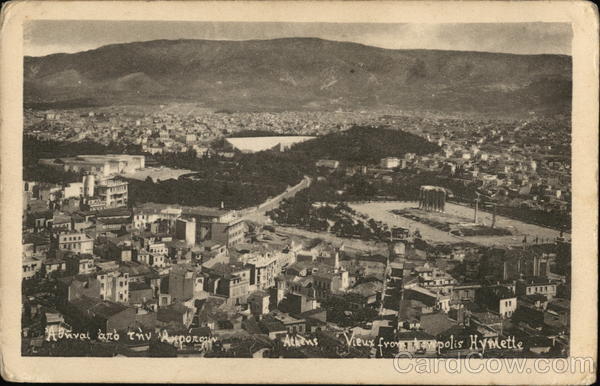 View from the Acropolis Athens Greece Greece, Turkey, Balkan States