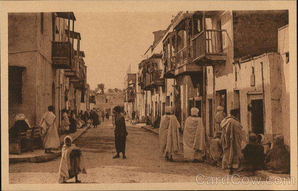 Rue des Ouleds Natis Biskra Algeria Africa