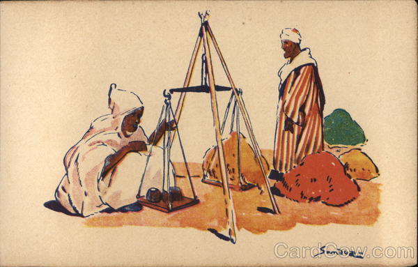 Arab Men with Scale Sandoz