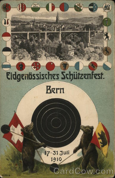 Eidgenössisches Schützenfest, Bern: 17-31 Juli 1910 Switzerland