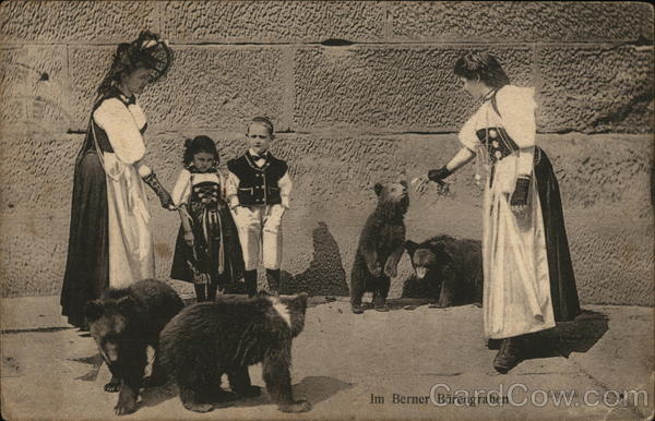 Im Berner Bärengraben (In the Bear Pit, Bern) Switzerland