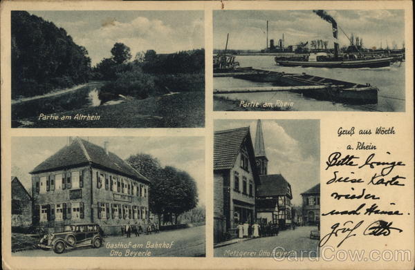 Greetings from Worth am Rhein Germany