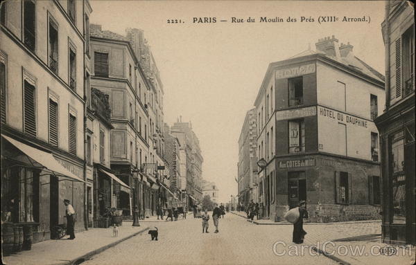 Rue du Moulin de Pres Paris France