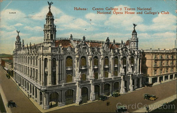 National Opera House and Gallego's Club Havana Cuba