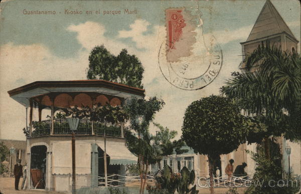 Kiosko en el Parque Marti Guantanamo Cuba