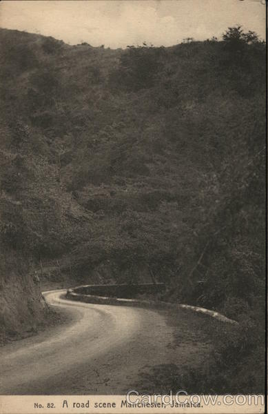 A Road Scene Manchester Jamaica