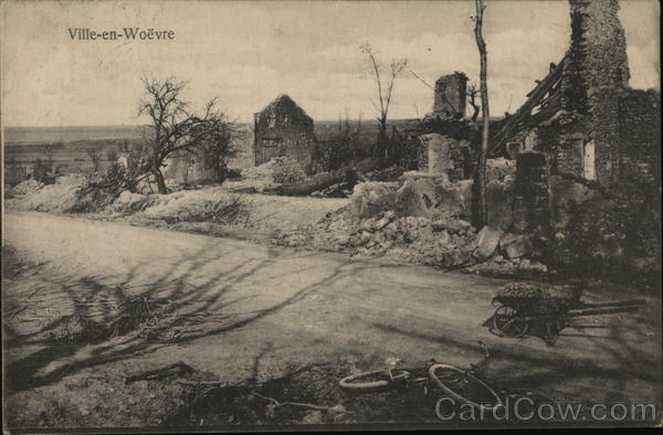 VilleenWoevre in Ruins France