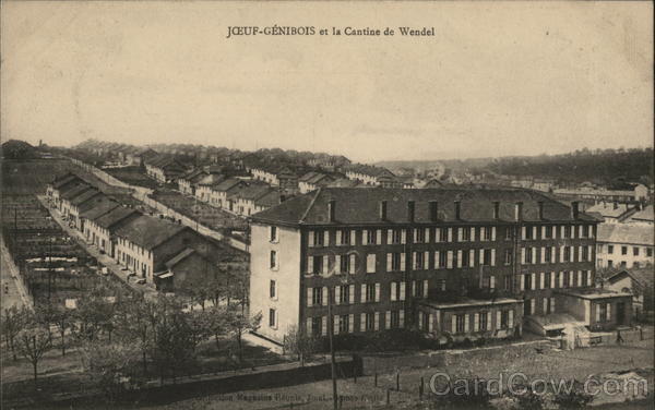 JOEUF-GENIBOIS et la Cantine de Wendel France