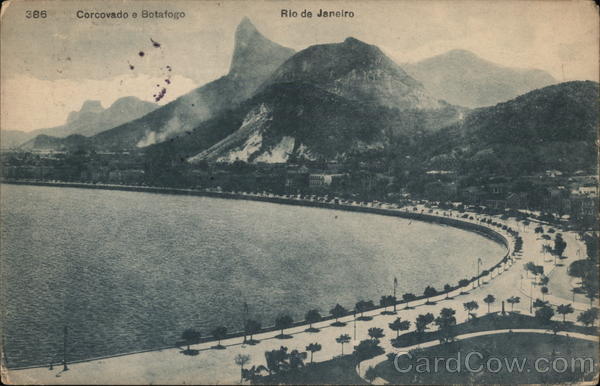 Corcovado e Botafogo Rio de Janeiro Brazil
