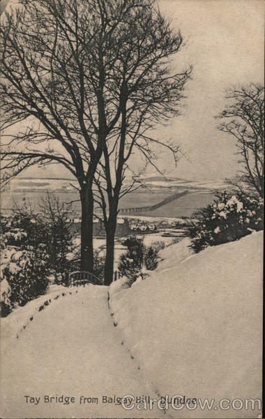 Tay Bridge frpm Balgay Hill, Dundee Scotland