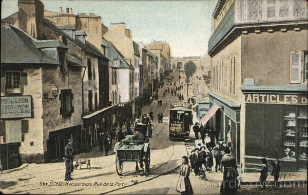 Rue de la Porte Brest France