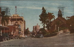 Ann St. and Wickham Terrace Brisbane, Australia Postcard Postcard