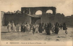 Entree de la Zaouia de Temacin Postcard