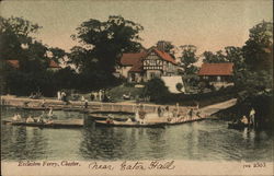 Eccleston Ferry Chester, England Cheshire Postcard Postcard