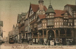 The Cross and Eastgate St. Chester Postcard