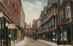 Stonegate from South York, England Yorkshire Postcard Postcard